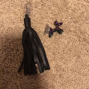 Phone holder and keychain charger